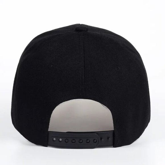 Queen. Snapback Hat Classic Flat Brim Baseball Cap Black, Yellow Letters, King - Picture 3 of 5